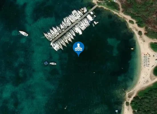 Satellite image of LA TAZZA