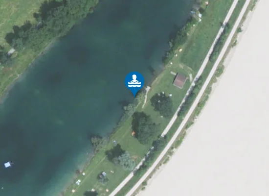 Satellite image of KIEFERER SEE KIEFERSFELDEN OSTUFER