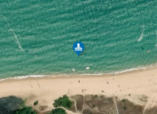 Satellite image of 250 MT AD EST FOCE FIUME LISCIA