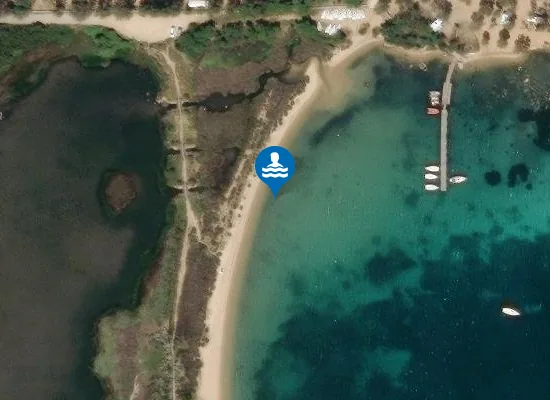 Satellite image of FRONTE STAGNO SALINE