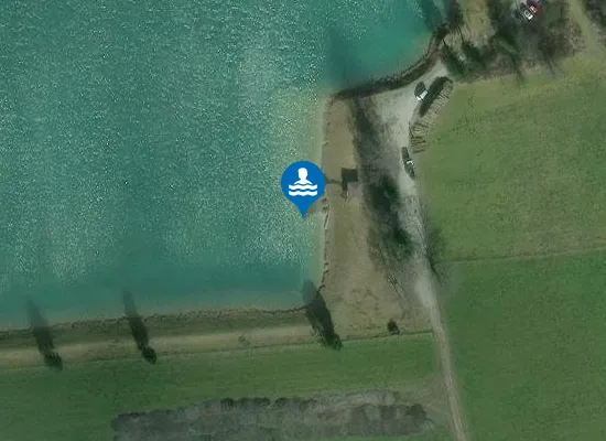 Satellite image of BAGGERSEE WASSERLEITE NEUBEUERN OSTUFER