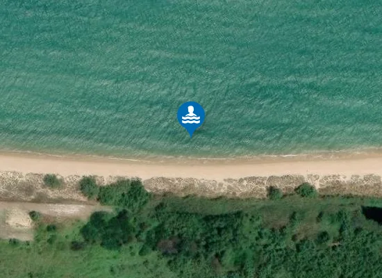 Satellite image of 400 MT AD OVEST FOCE FIUME LISCIA