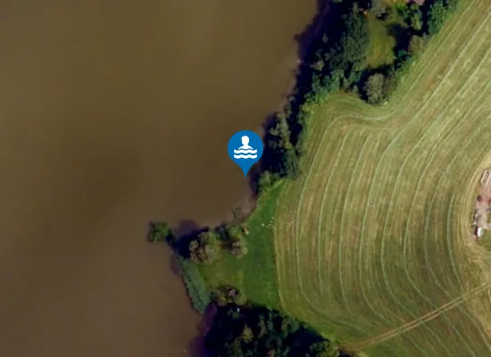 Satellite image of HOFSTAETTER SEE PRUTTING FORST AM SEE