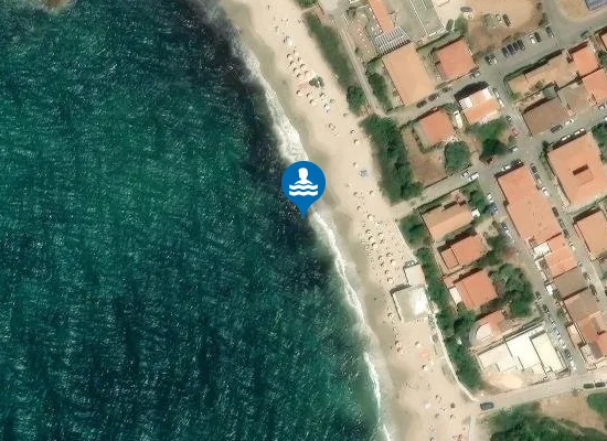 Satellite image of FINE SPIAGGIA LUNGA ISOLA ROSSA