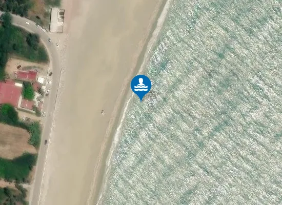 Satellite image of 200 MT A SUD FOCE RIO PARDU PELAU