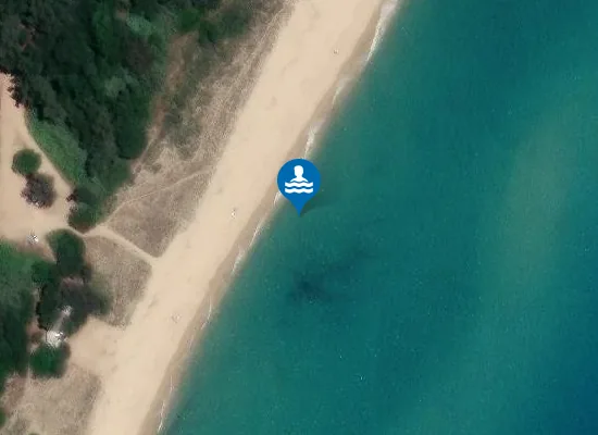 Satellite image of 200 MT A SUD FOCE RIO FODDEDDU