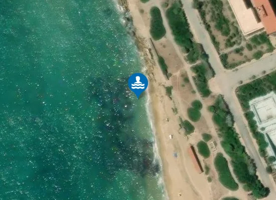 Satellite image of FUNTANAZZA COLONIA MARINA