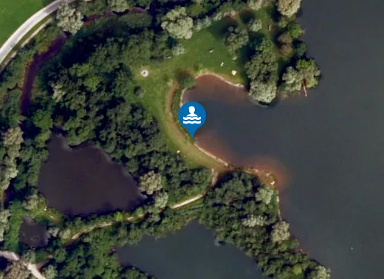 Satellite image of FLORIANSEE ROSENHEIM BADEBUCHT