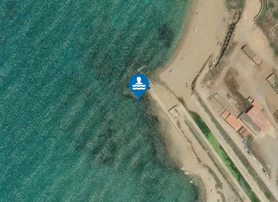 Satellite image of A SUD MOLO CANALE FUNTANAMARE