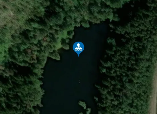 Satellite image of LAGO DI VARNA - A NORD, DAVANTI AL PRATO