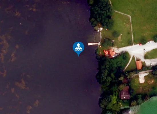 Satellite image of TINNINGER SEE RIEDERING BADESTRAND