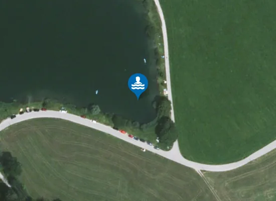 Satellite image of KREUTHSEE KIEFERSFELDEN OSTUFER