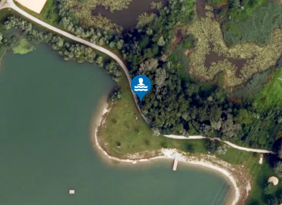 Satellite image of BADESEE THANSAU ROHRDORF NORDUFER