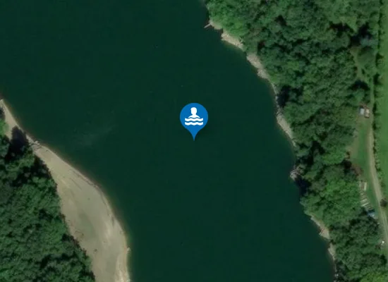 Satellite image of LAC DE LA HAUTE SURE-BURGFRIED