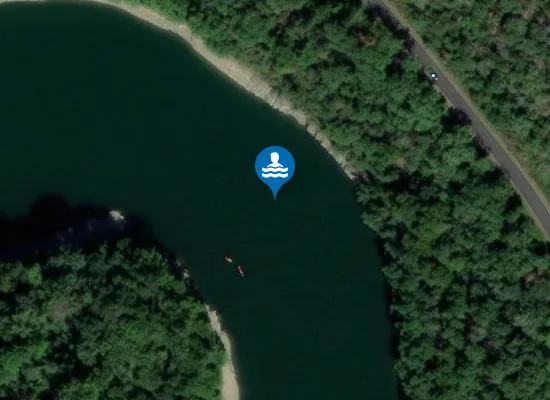 Satellite image of LAC DE LA HAUTE SURE-LULTZHAUSEN