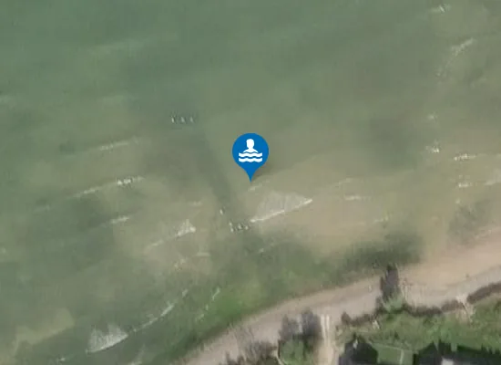 Satellite image of PĀVILOSTA