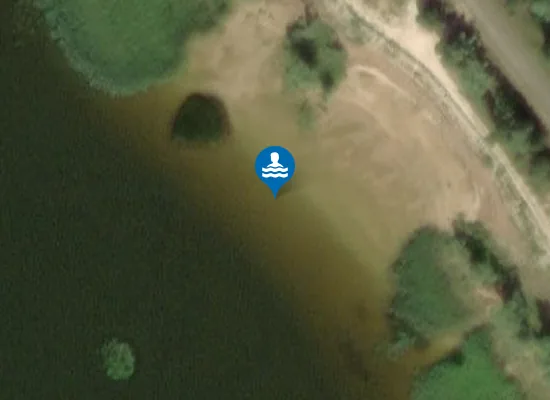 Satellite image of LUBĀNAS EZERS