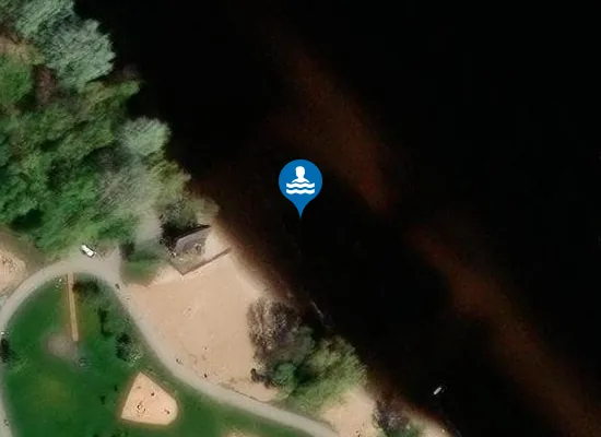 Satellite image of DAUGAVA, LUCAVSALAS PELDVIETA