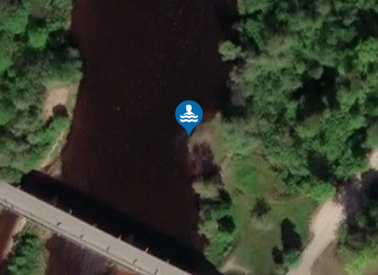 Satellite image of GAUJAS UPE, SIGULDAS PILSĒTAS PELDVIETA