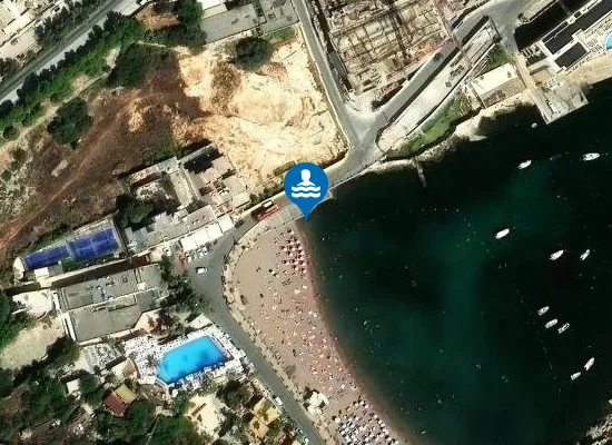 Satellite image of IL-BAJJA TA SAN GORG LH SIDE OF BAY