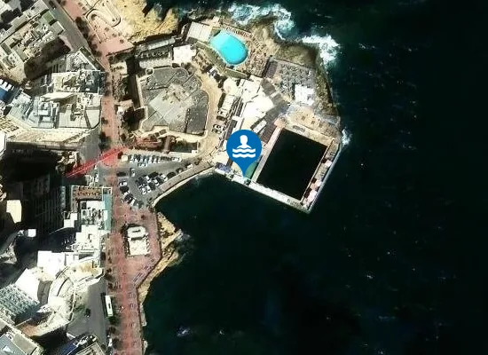 Satellite image of GHAR ID-DUD SLIEMA WATERPOLO PITCH