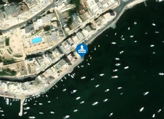 Satellite image of RIGHT HAND SIDE OF WATERPOLO PITCH