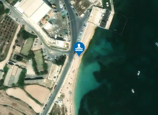 Satellite image of RIGHT HAND SIDE OF WATERPOLO PITCH
