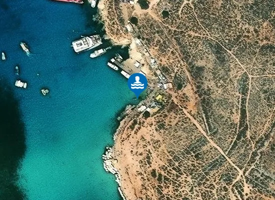 Satellite image of BLUE LAGOON