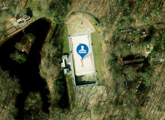 Satellite image of NATUURBAD REKKEN