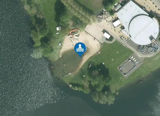 Satellite image of KURENPOLDER DE BAAI