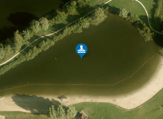 Satellite image of STRAND ZUIDOEVER, GAASPERPLAS