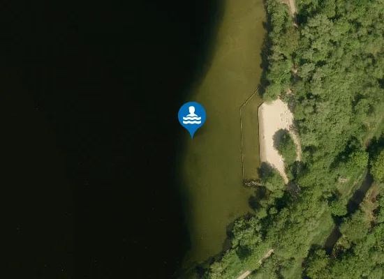 Satellite image of GOOGPAD NOORDOOST STRAND (SPIEGELPLAS)