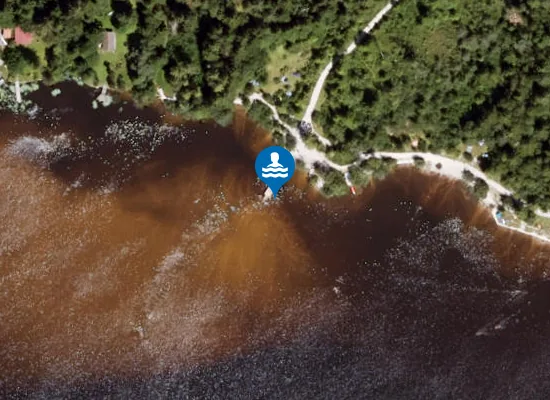 Satellite image of KIRCHSEE SACHSENKAM BADEPLATZ STEG