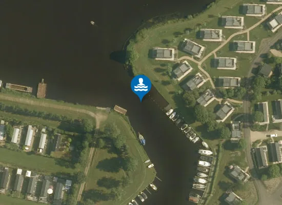 Satellite image of CAMPING SPIJKERBOOR ZEVENHUIZERVAART