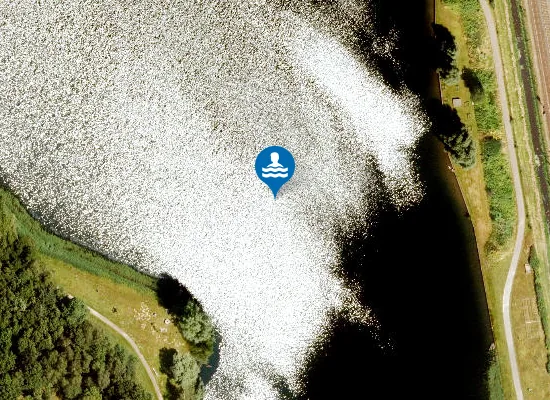 Satellite image of DE LANGSPIER, NATURISTENSTRAND