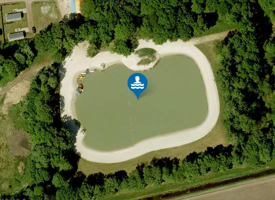 Satellite image of CAMPING WEDDERBERGEN, WEDDE