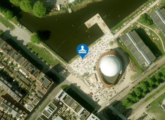 Satellite image of STADSSTRAND GRONINGEN