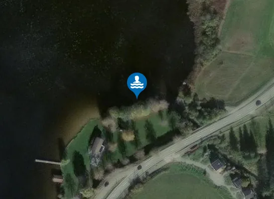 Satellite image of HASLACHER SEE BERNBEUREN SUEDWESTSEITE