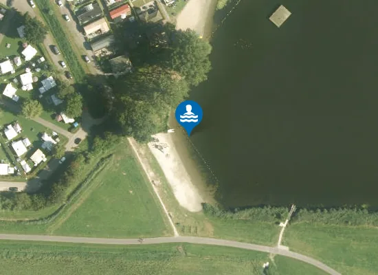 Satellite image of BRIELSE MEER BUITENSTRAND CAMPING DE MEEUW
