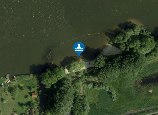 Satellite image of BINNENBEDIJKTE MAAS WESTMAAS