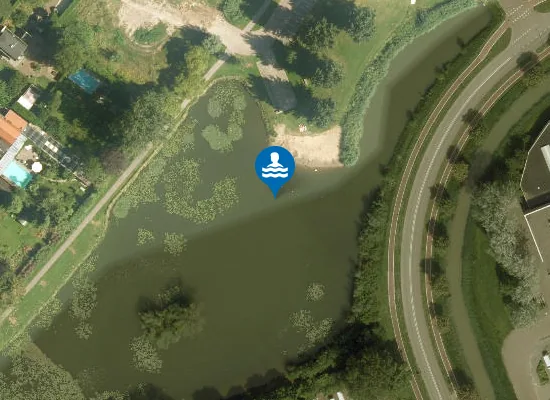 Satellite image of ZWEMPLAS WOUDE