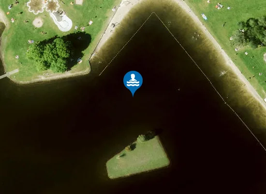 Satellite image of HET LAGEVELD; ZWEMVIJVER