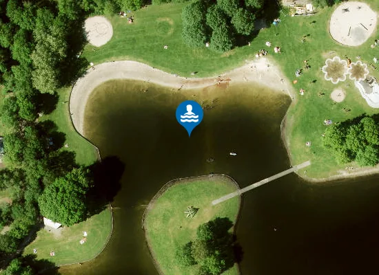 Satellite image of HET LAGEVELD; KLEUTERVIJVER