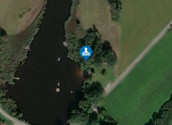 Satellite image of KOPPENBERGWEIHER HABACH SUEDOSTSEITE