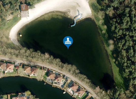 Satellite image of RECREATIESTRAND PARC DE WITTE VENNEN