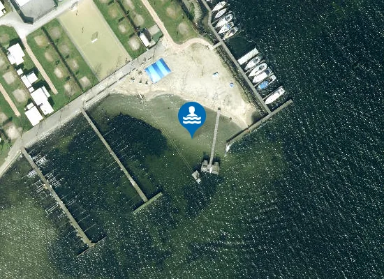 Satellite image of KORTGENE PAARDEKREEK BADSTRAND