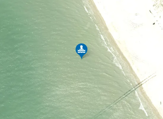 Satellite image of ZOUTELANDE DISHOEK BADSTRAND