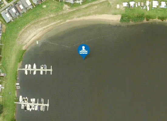 Satellite image of HET GROENE EILAND STRAND MAASBOULEVARD