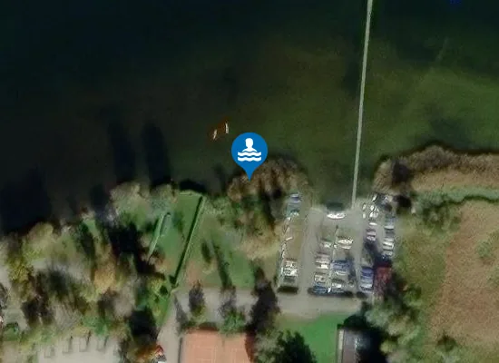 Satellite image of STARNBERGER SEE SEESHAUPT GDL BADEPLATZ SUEDUFER
