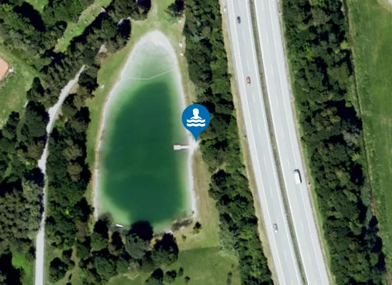 Satellite image of WEILBERGWEIHER SINDELSDORF STEG